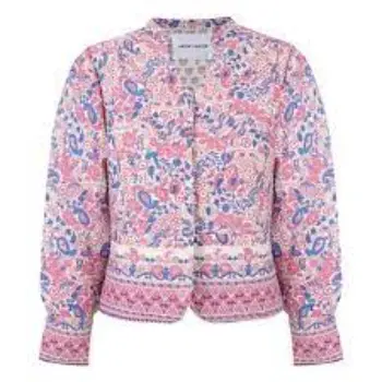 Helene Quilted Jacket Pink